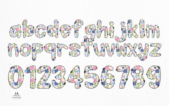 Floral Army Font - Preview 3