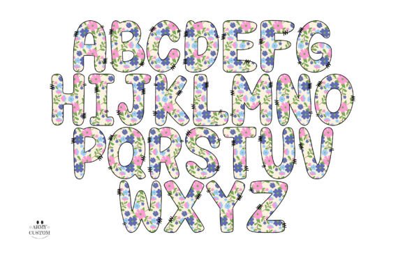 Floral Army Font - Preview 4