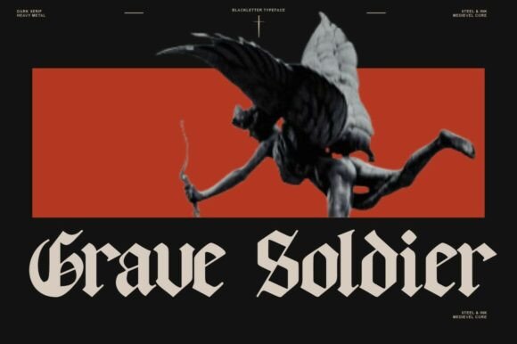 Grave Shade Font PNG with transparent background - Preview 1