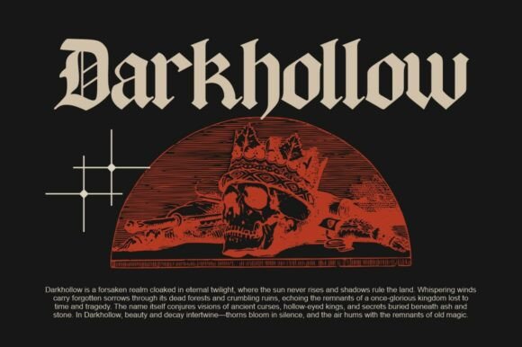 Grave Shade Font PNG with transparent background - Preview 5