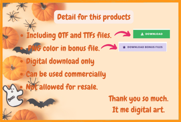 Hi Halloween Font - Preview 6