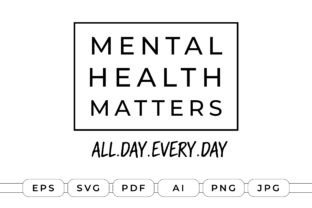 Mental Health Matters SVG Graphic by srempire · Creative Fabrica