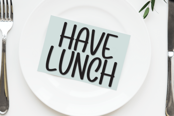 Pink Doodle Font PNG with transparent background - Preview 4