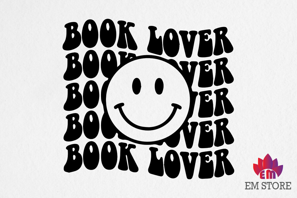 Reading Book - Book Lover SVG Graphic by EM STORE · Creative Fabrica