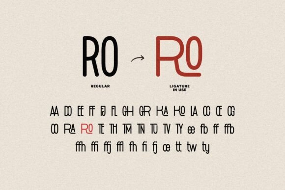 Roesatu Font PNG with transparent background - Preview 4