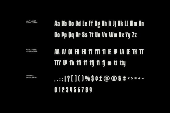 Rogalle Font PNG with transparent background - Preview 4
