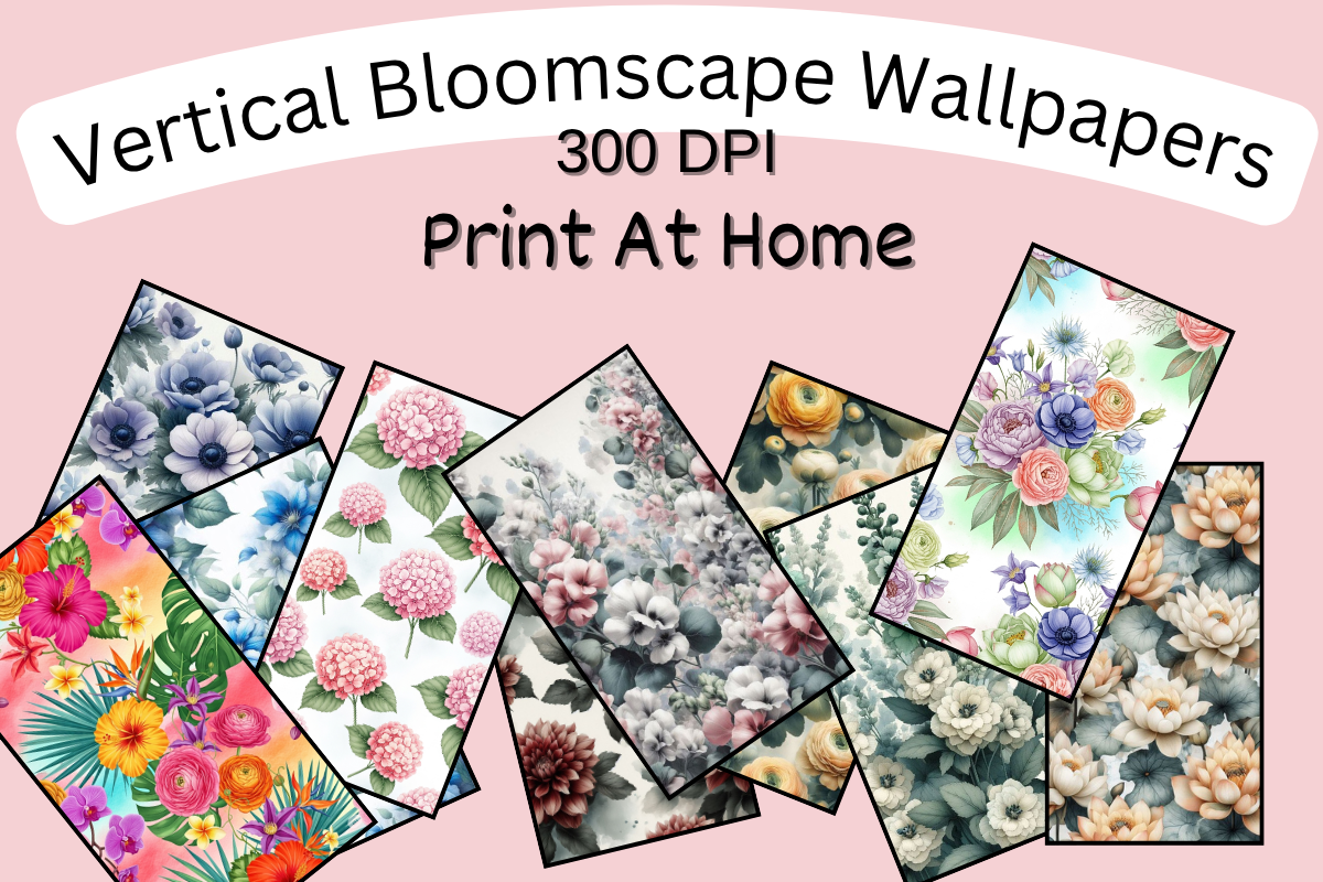 Vertical Bloomscape Wallpapers- Seamless