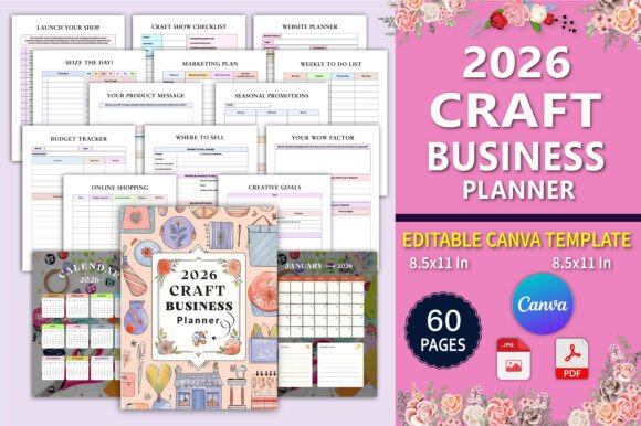 ๐งต 2026 Craft Business Planner