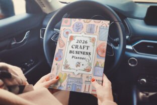 🧵 2026 Craft Business Planner Graphic by designmela01 · Creative Fabrica