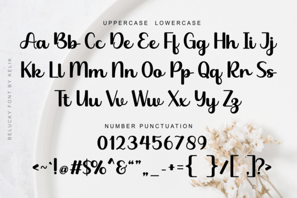 Belucky Font - Preview 5