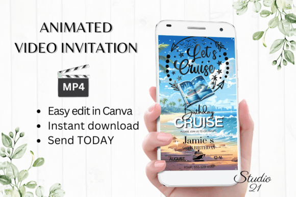Cruise Vacation Invitation