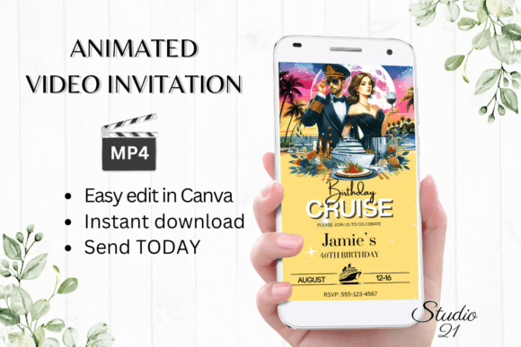 Cruise Vacation Invite