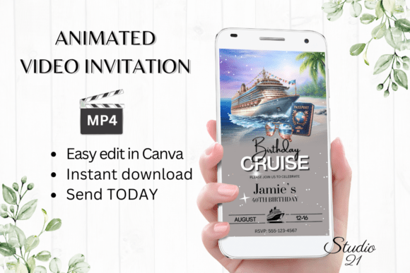 Cruise Vacation Invite