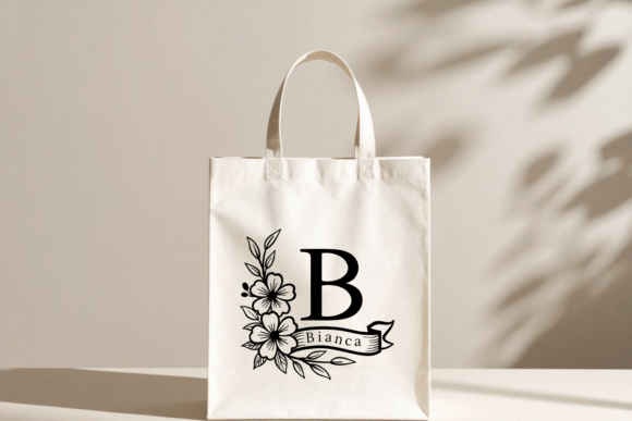 Floral Monogram Font - Preview 1