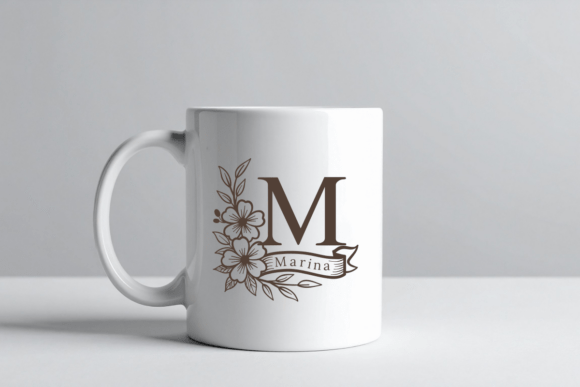 Floral Monogram Font - Preview 2