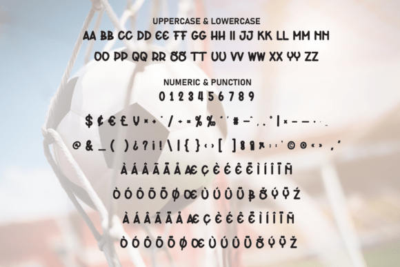 Football Font - Preview 6