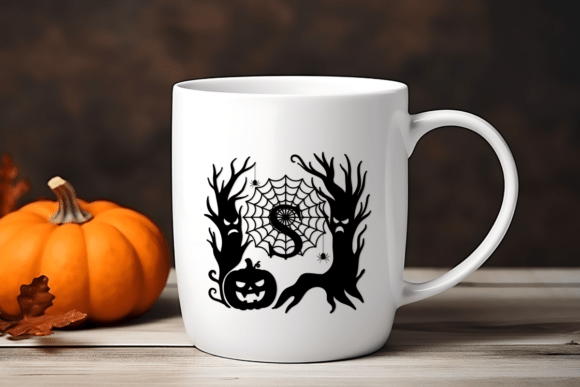 Halloween Monogram Font PNG with transparent background - Preview 1