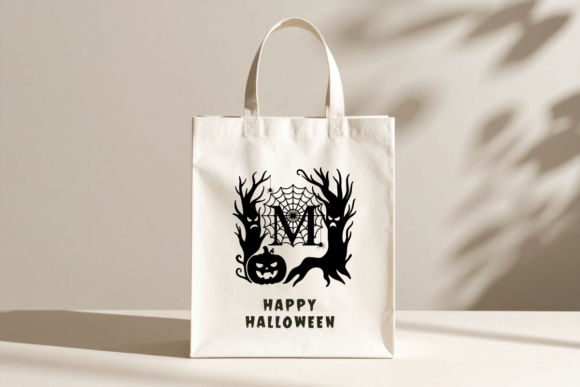 Halloween Monogram Font PNG with transparent background - Preview 2