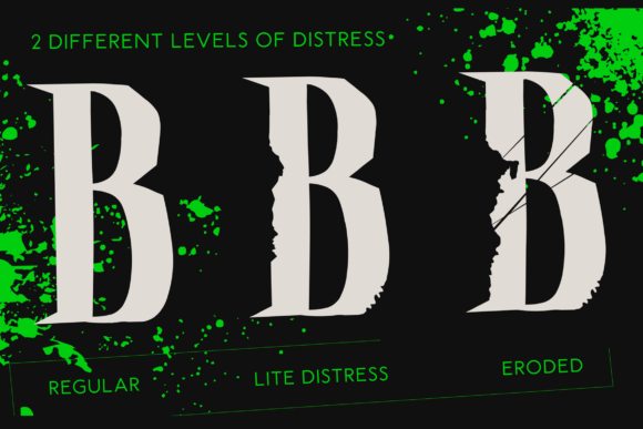 Haunted Spirit Font PNG with transparent background - Preview 3