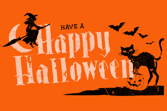 Haunted Spirit Font PNG with transparent background - Preview 5