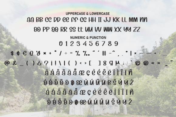 Home Rainbow Font PNG with transparent background - Preview 6