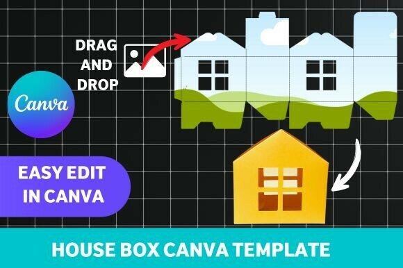 House Box Canva Template