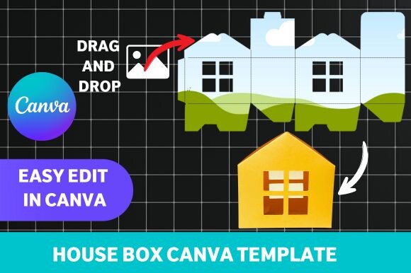 House Box Canva Template