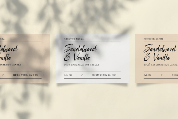 Myrical Amellina Font PNG with transparent background - Preview 1