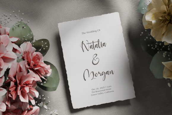 Myrical Amellina Font PNG with transparent background - Preview 3