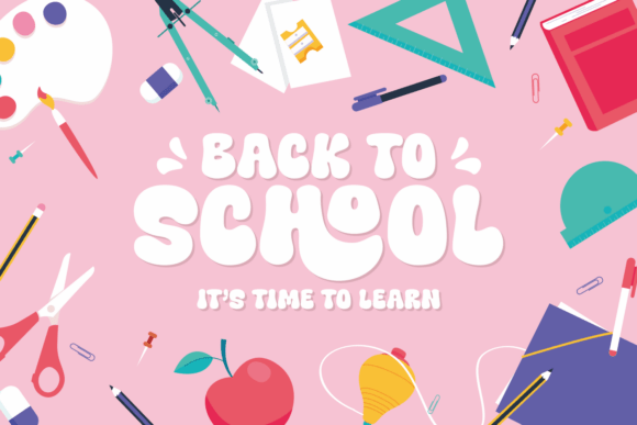 Pudding School Font PNG with transparent background - Preview 3