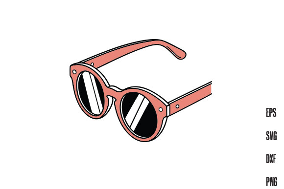 Retro Red Sunglasses Clipart PNG Graphic by CraftArt2 · Creative Fabrica