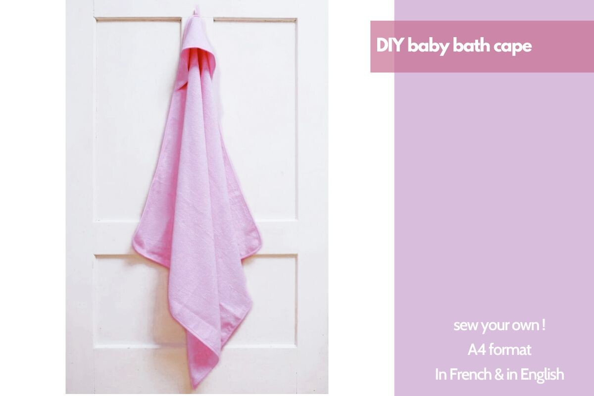 Baby Bath Cape Sewing Pattern Diy
