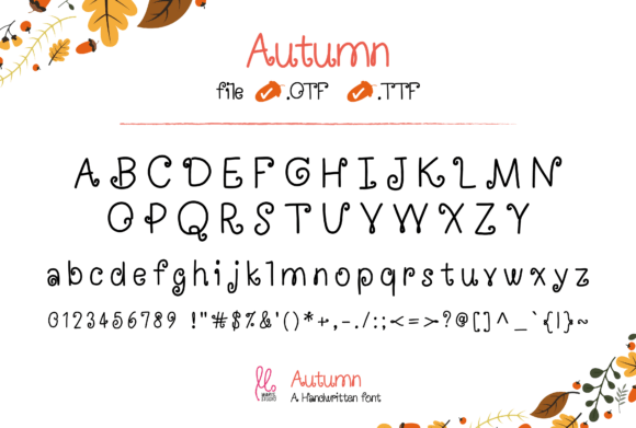 Autumn Font - Preview 1