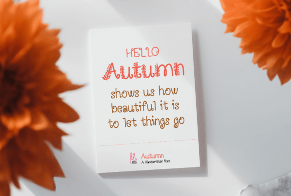Autumn Font - Preview 5