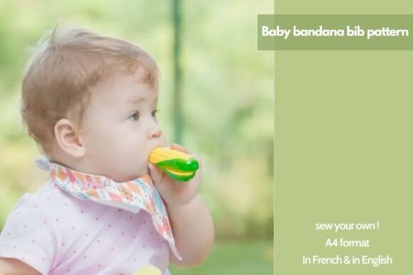 Baby Bandana Bib Sewing Pattern