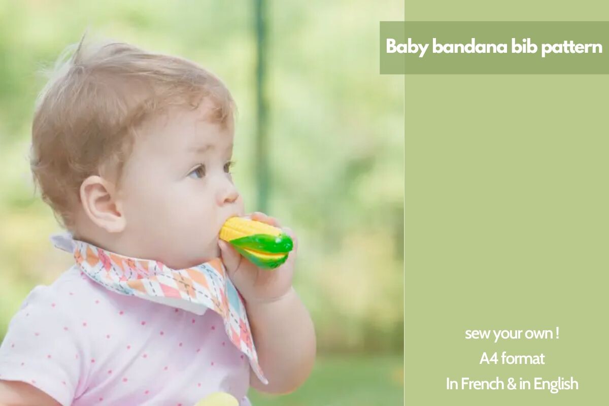 Baby Bandana Bib Sewing Pattern