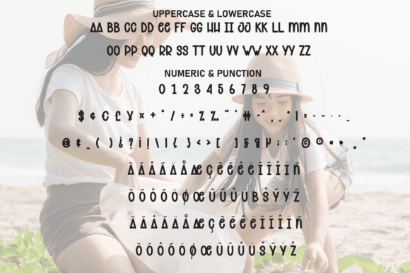 Beach Mother Font PNG with transparent background - Preview 6