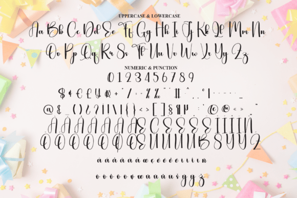 Birthday Font - Preview 6
