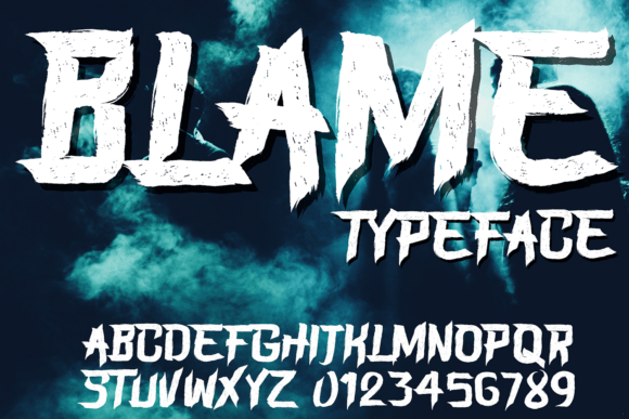 Blame Font - Preview 1