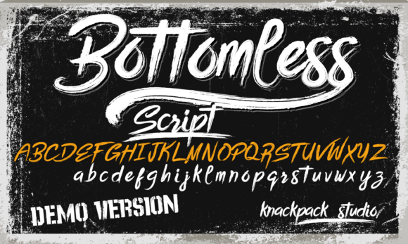 Bottomless Script Font - Preview 1