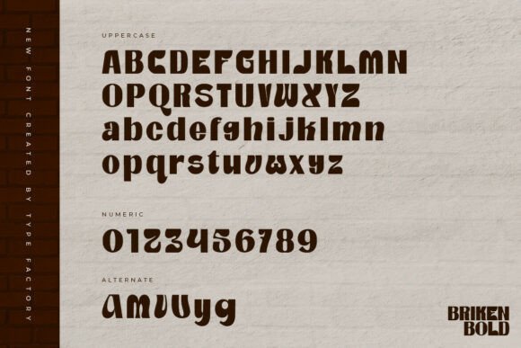 Briken Bold Font - Preview 1