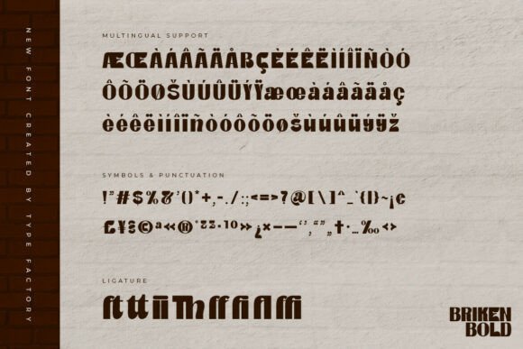 Briken Bold Font - Preview 2
