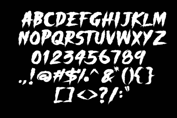 Chaos Font - Preview 2