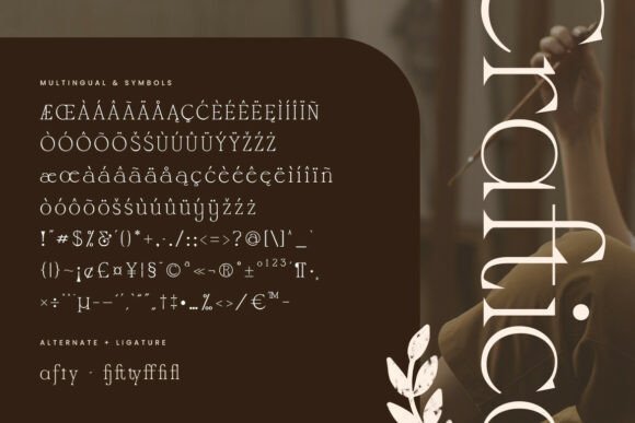 Craftico Font - Preview 2