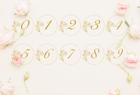 Floral Monogram Font - Preview 2
