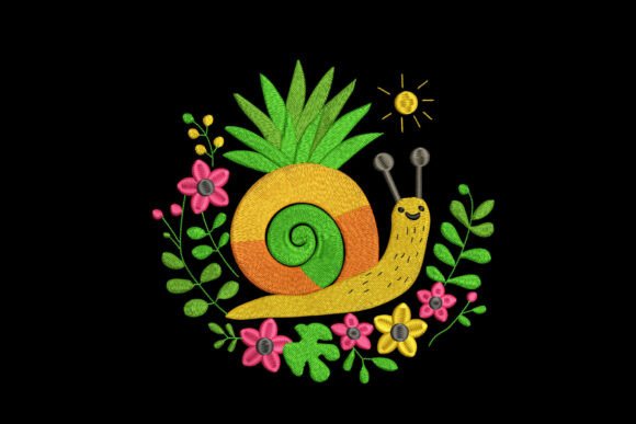 Floral Snail