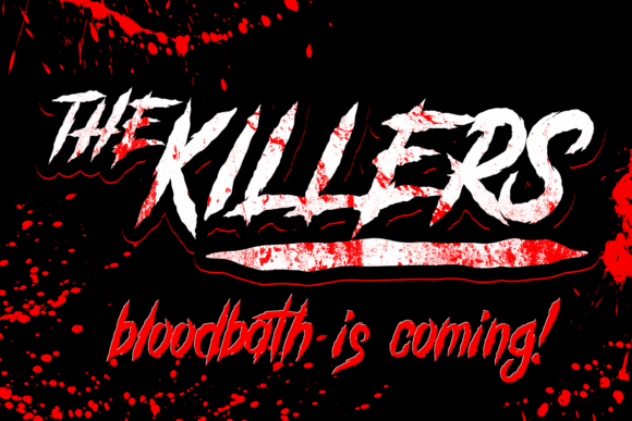 Grind and Death Font PNG with transparent background - Preview 2