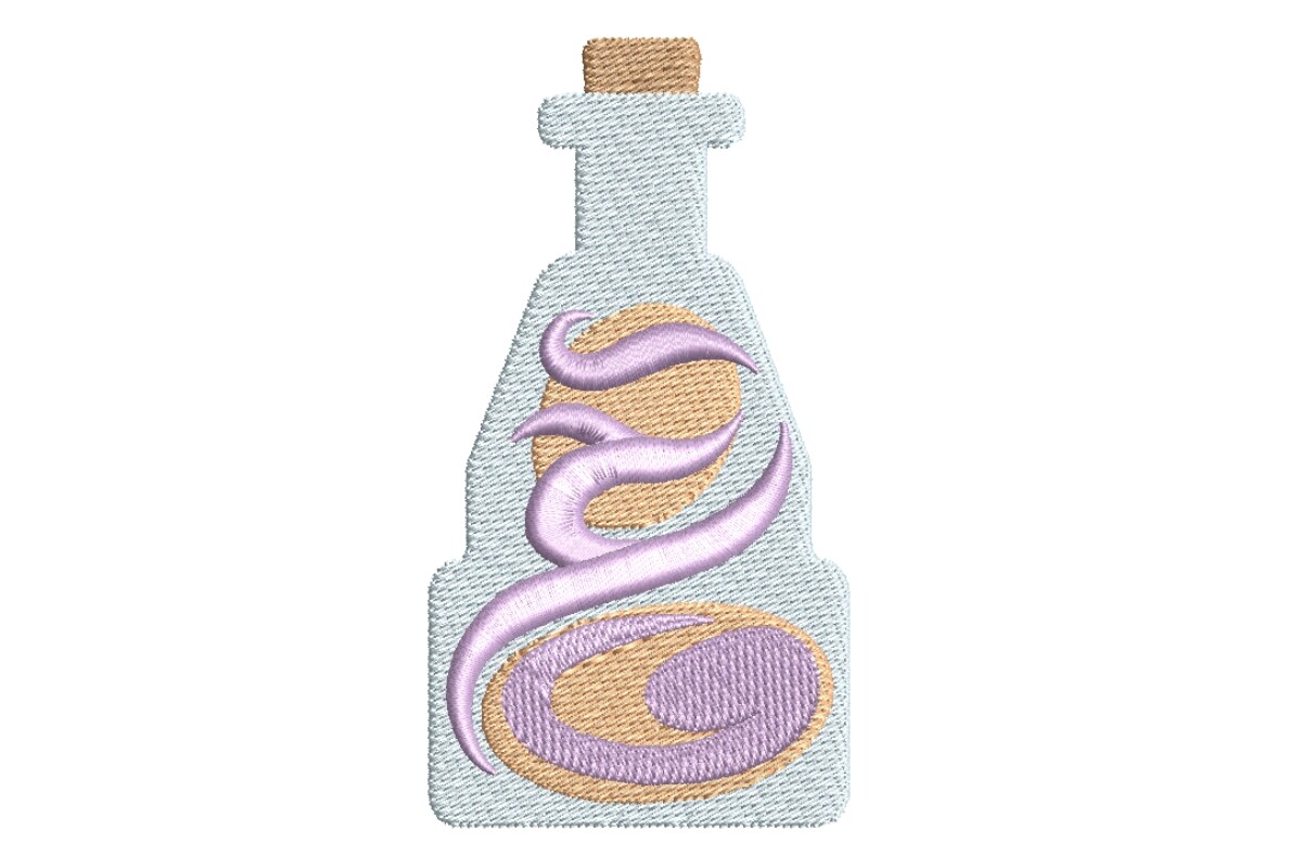 Magic Potion for Underwater Breathing Embroidery Design