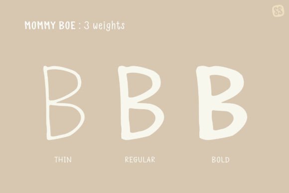 Mommy Boe Font font preview - 1