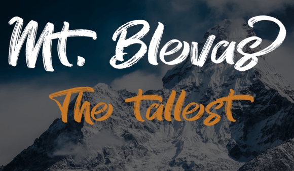 Mt. Blevas Font PNG with transparent background - Preview 2